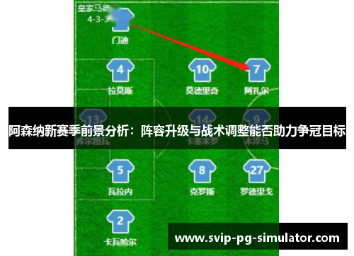 阿森纳新赛季前景分析：阵容升级与战术调整能否助力争冠目标